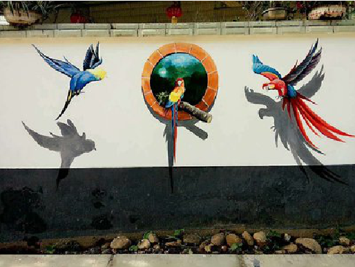 安阳视觉错位-3D墙绘设计