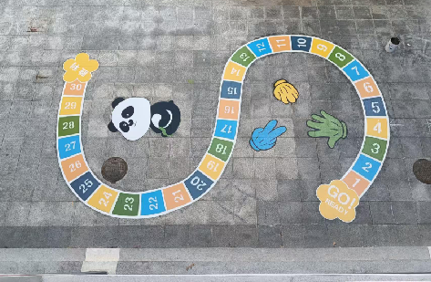 安阳地面游戏彩绘