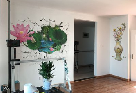 安阳墙体彩绘相比墙纸的优势。