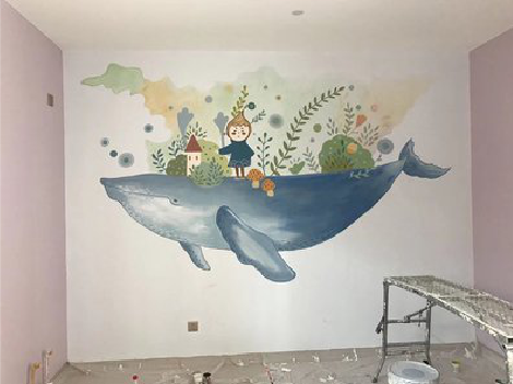 安阳手绘墙的特点及优势。